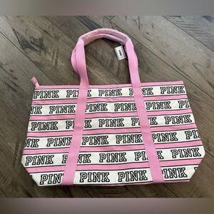VS Pink Logo Tote Bag